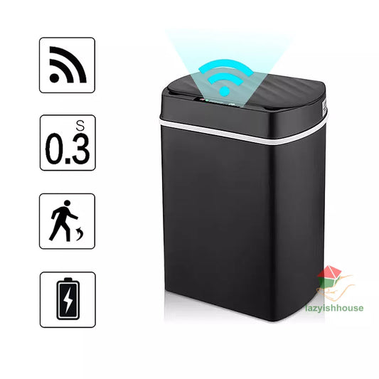 Cubo de basura inteligente para cocina, hogar, cubo de basura, papelera, baño, sensor automático, cubo de basura, herramientas de limpieza