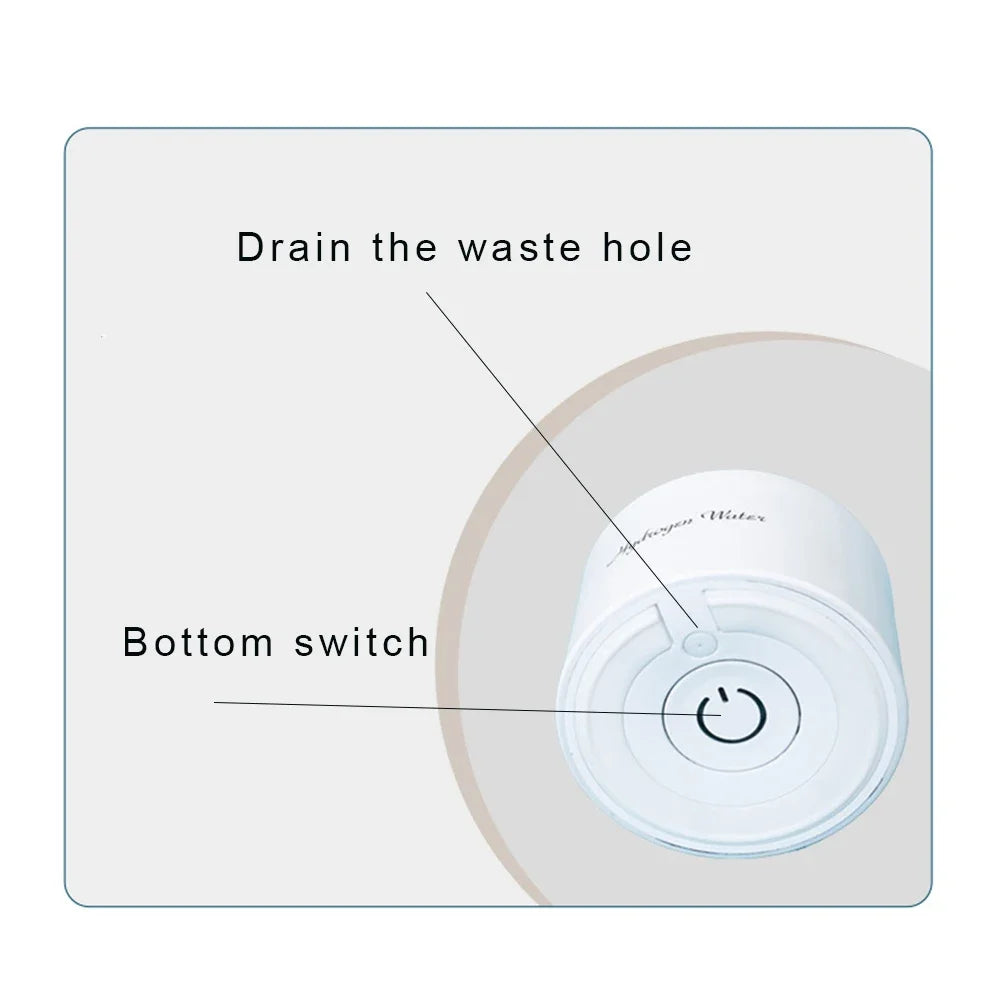 Générateur d'eau SPE et PEM à haute concentration d'hydrogène avec 2 modes de travail et mode autonettoyant 3000ppb