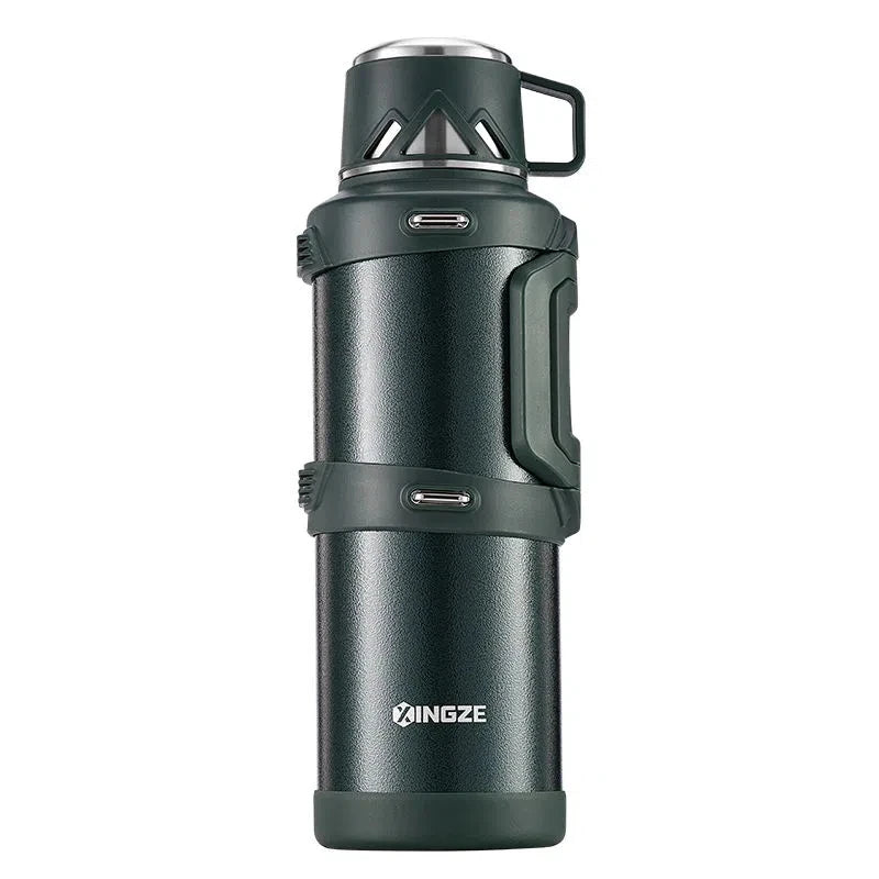 Bouteille Thermos de grande capacité en acier inoxydable 316, 1L/ 2L /3L, tasses à café de voyage en plein air, bouteille d'eau thermique sous vide, tasse thermique