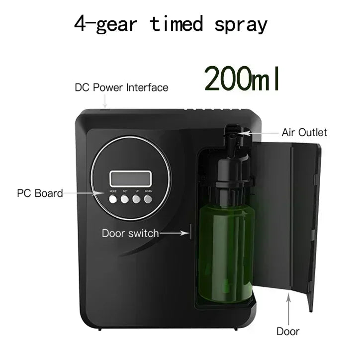 Hotel Large Area Fragrance Aroma Diffuser 200ml Function Scent Essential Oil Machine for Office Intelligent Control Aroma Timer