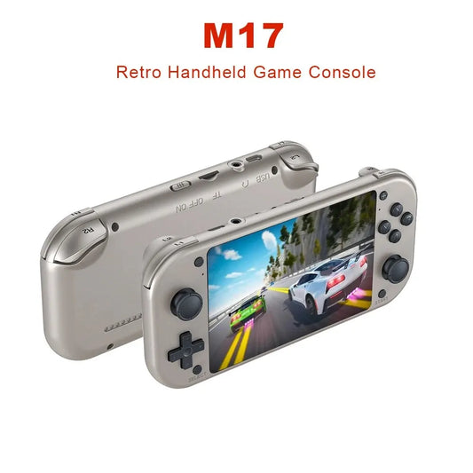 BOYHOM M17 rétro Console de jeu vidéo Portable système Linux Open Source 4.3 pouces IPS écran Portable lecteur vidéo de poche pour PSP