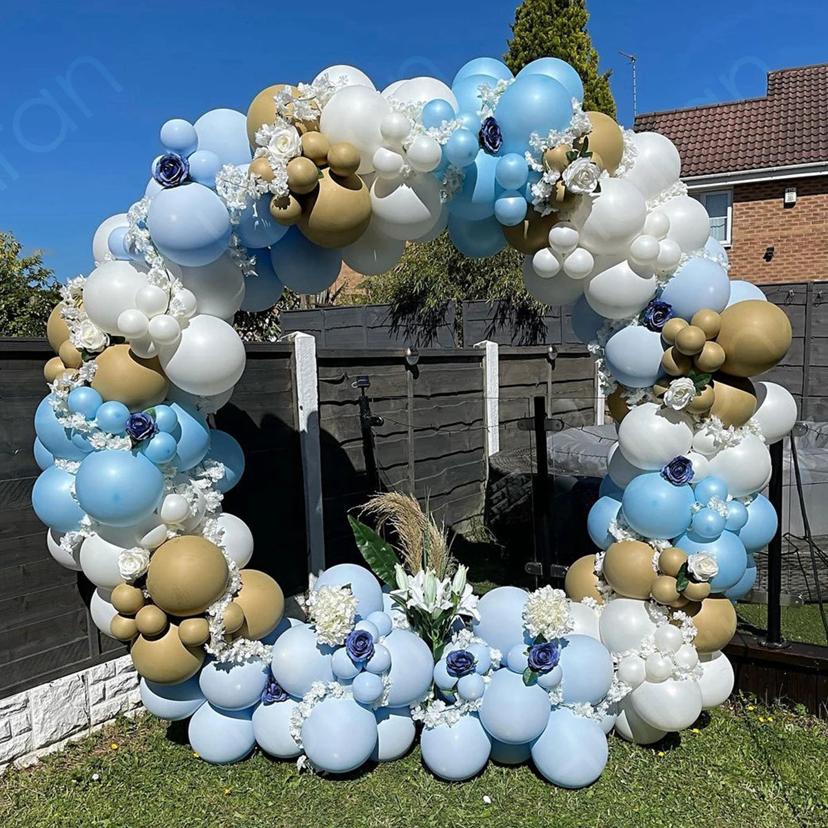 Kit d'arc à ballons rond, Support de couronne de ballons, décor de fête d'anniversaire, de mariage, réception-cadeau pour bébé