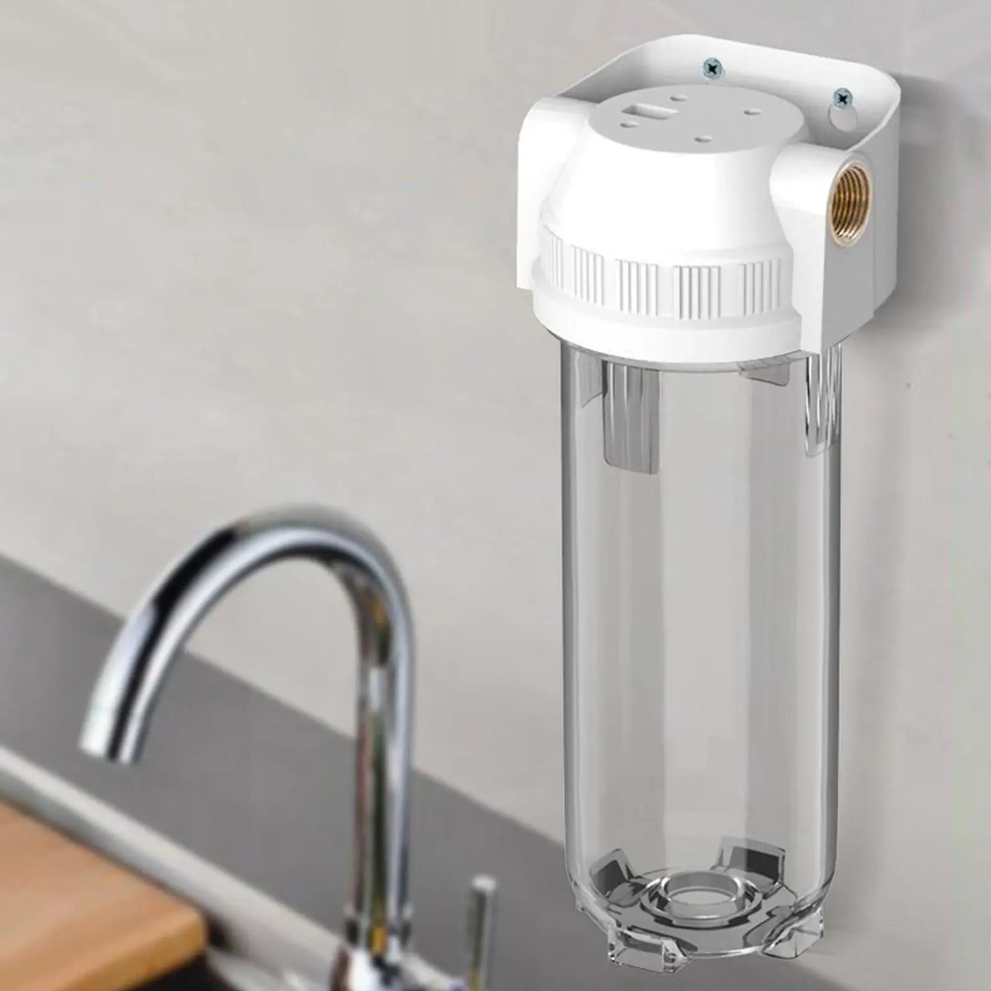 10 Inches Explosion Proof Bottle Filter Replaceable Transparent Home Appliance Water Filters for Water Purifiers Kitchen