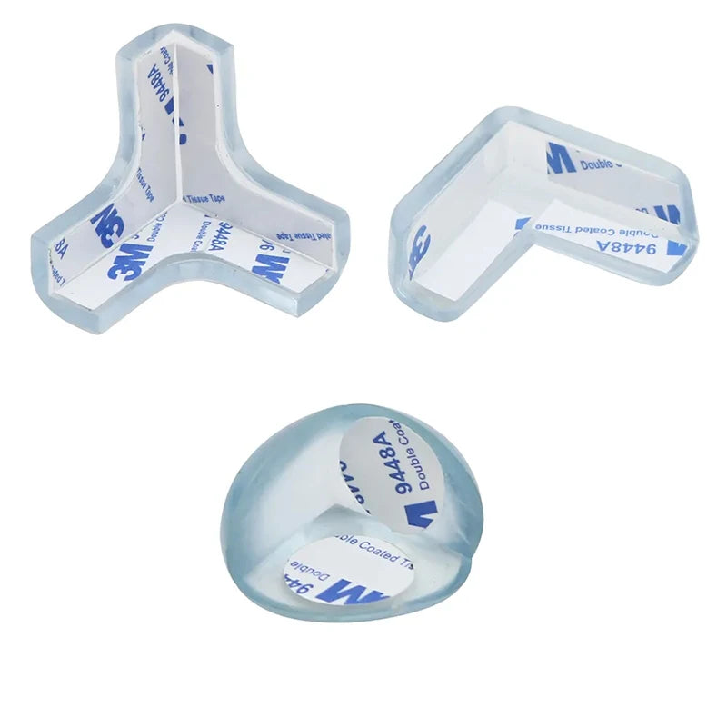 Protection de sécurité en Silicone pour enfants et bébés, couverture de Protection des bords des coins de Table, souple et transparente, Anti-Collision