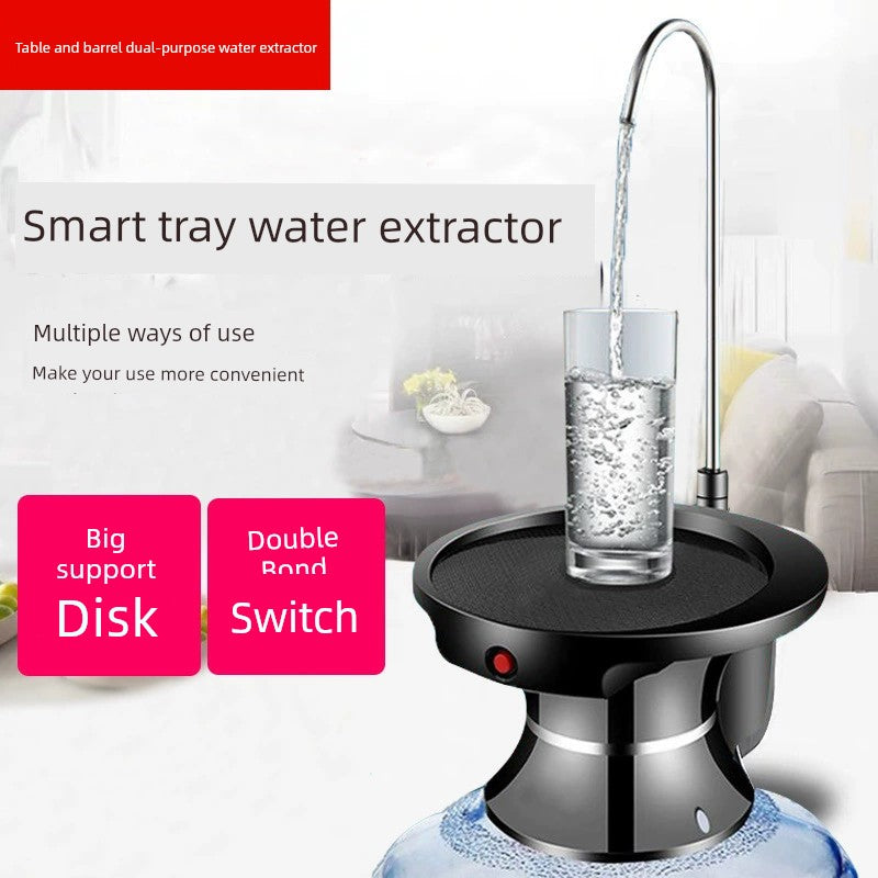 Pompe à eau en baril Table baril double usage machine absorbant l'eau domestique eau minérale rechargeable pompe à eau potable distributeur d'eau automatique électrique