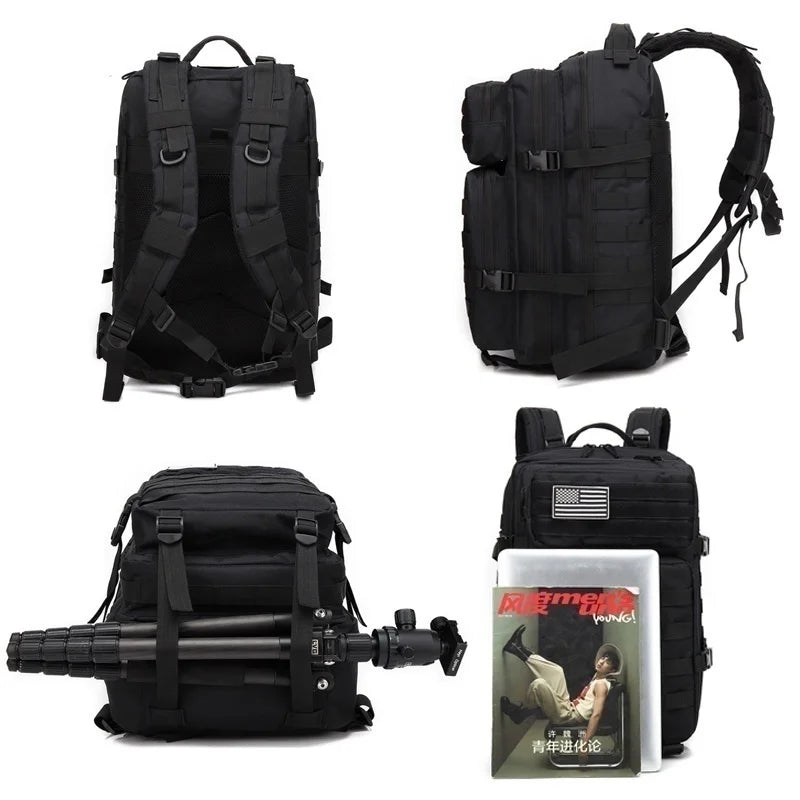 30L/50L 1000D Nylon étanche Trekking pêche chasse sac à dos en plein air militaire sacs à dos tactique sport Camping randonnée