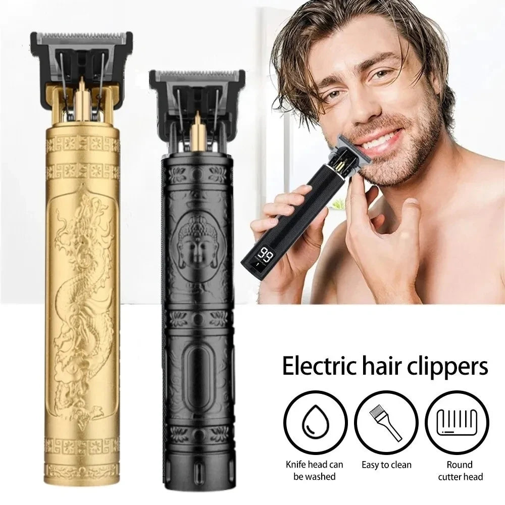 Cortadora de pelo inalámbrica para hombres, máquina cortadora de pelo con USB, profesional, para peluquero, novedad de 2024