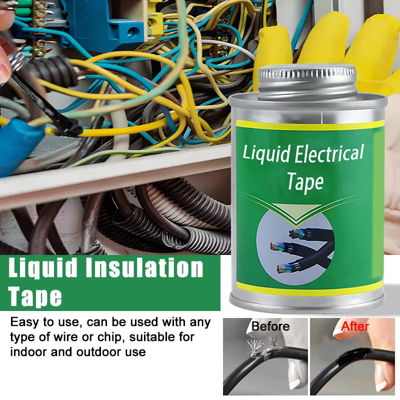 Liquid Electrical Tape Insulating Tape Rubber Electrical Wire Cable Coat Fix Line Glue Liquid Insulation Paste Sealant