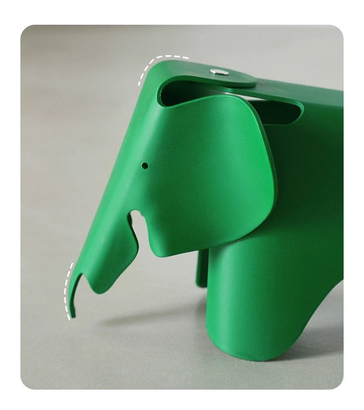 Petit éléphant de décoration de maison, modèle en plastique PP INS, jouet polaire