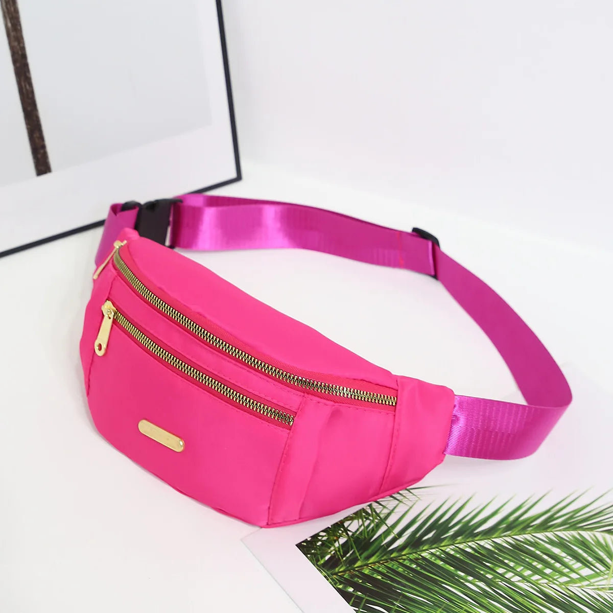 Fanny Packs sac de taille pour femmes, sac de taille étanche avec sangle réglable pour les voyages, le sport, la course à pied