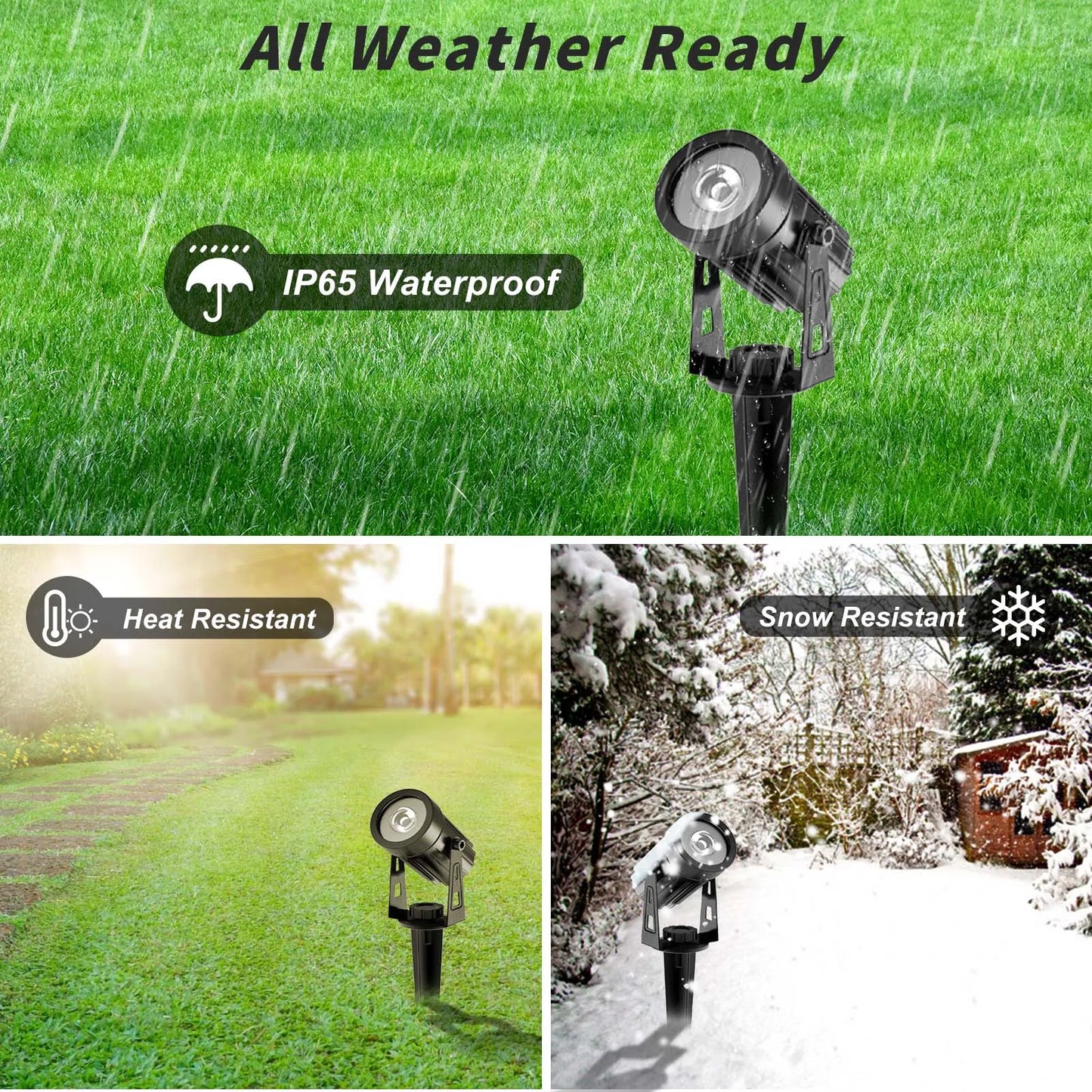 T-sunrise Solar LED Outdoor Light IP65 Waterproof Garden Decoration Lights RGB Warm/Cold White Landscape Yard Lighting Lamps