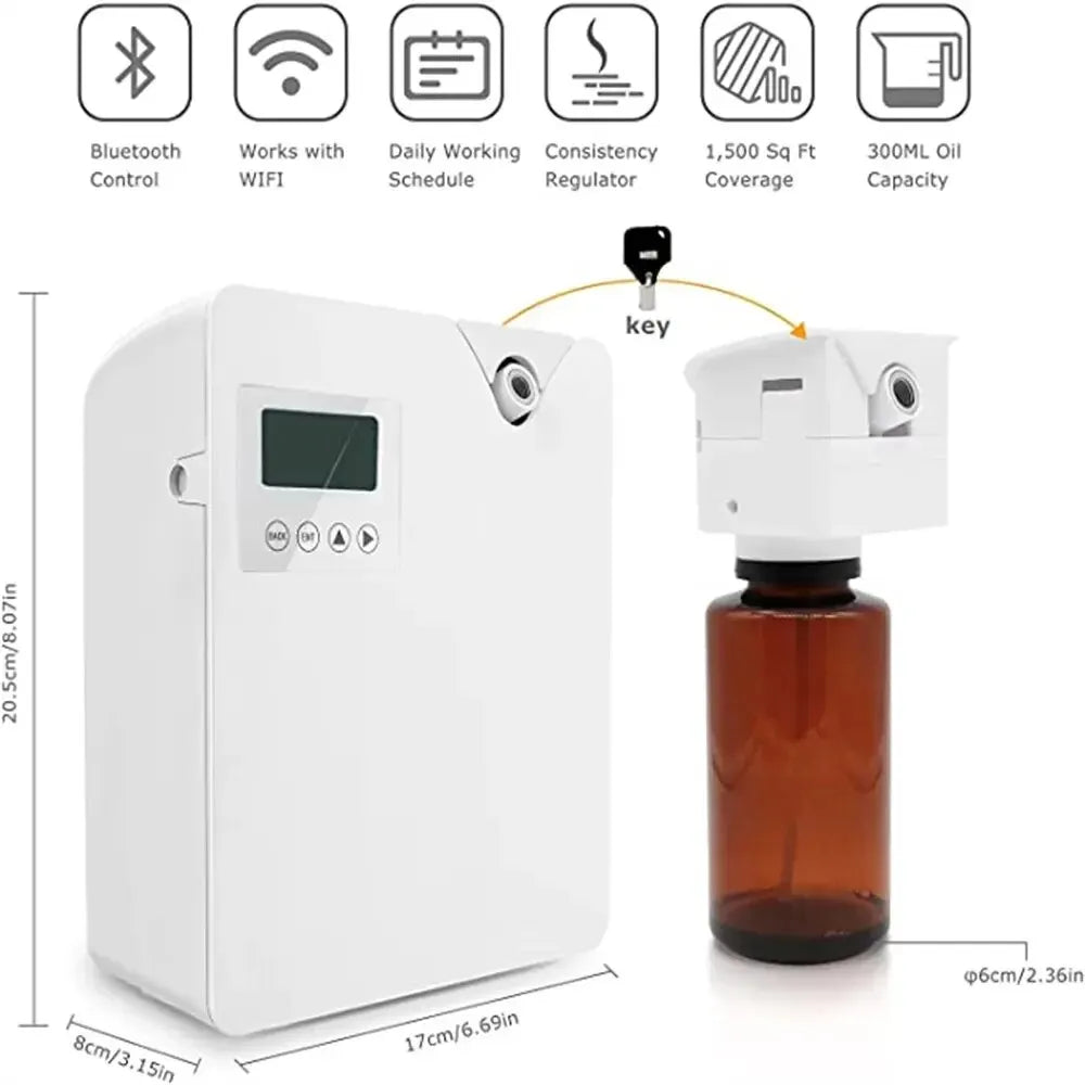 Difusor de Aroma 300m3 Bluetooth Wifi difusor de Aroma 300ml función de temporizador automático dispositivo fragante para Hotel hogar nebulizador atomizador