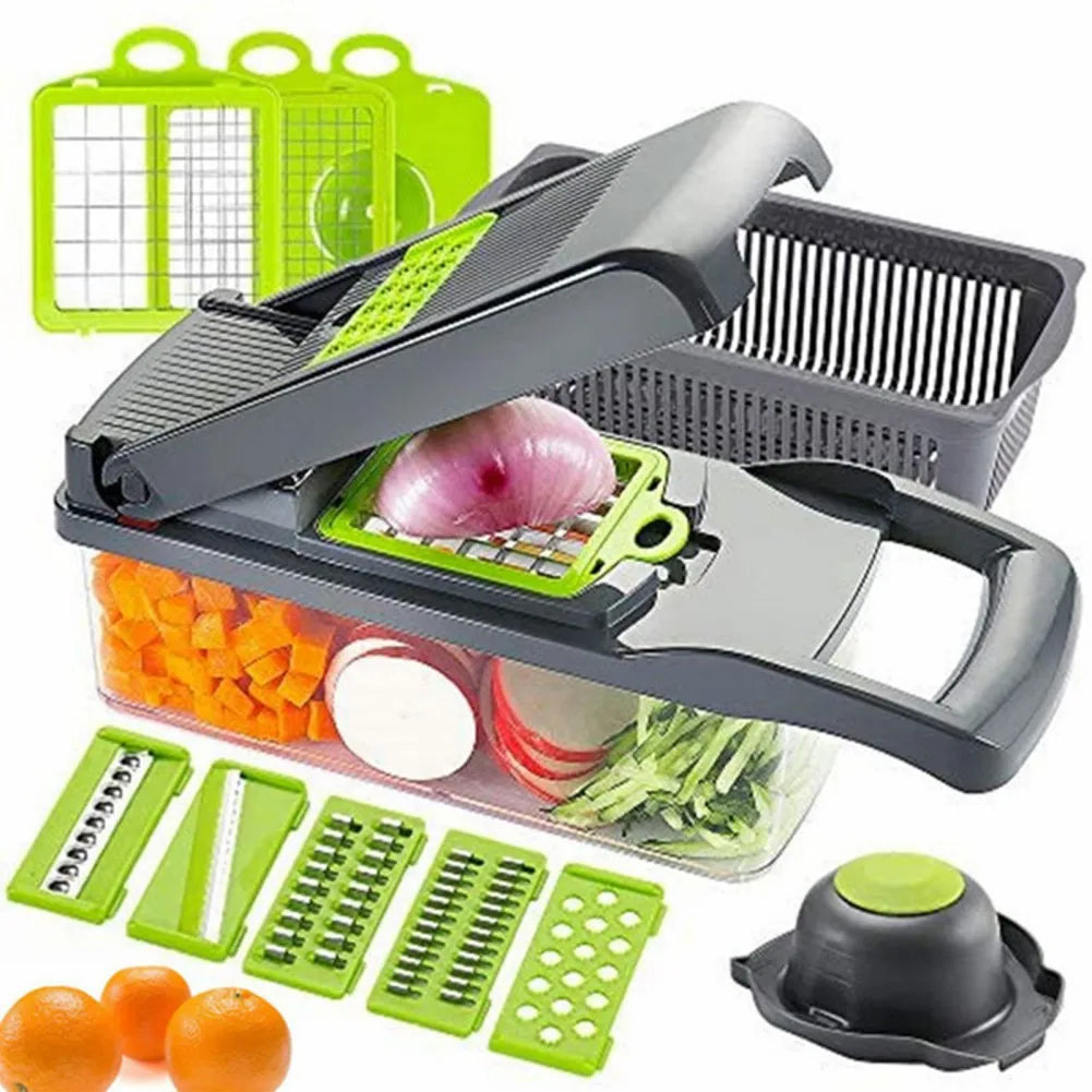 Multifunctional Home Vegetable Cutter 14-Piece Peeling Knives Safe And Durable Kitchen Cooking And Baking Tool Accessories