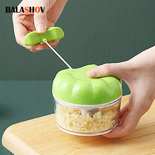 Food Mixers Multi-function Garlic Grinding Chopper Food Vegetables Cutter Meat Grinders Home Kitchen Gadgets Manual Garlic Press