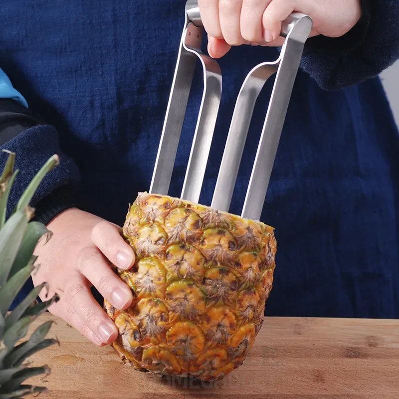 Trancheuse à fruits et ananas, éplucheur, coupe-parer, outil facile de cuisine, en acier inoxydable ou en plastique, articles de coupe gadget de haute qualité