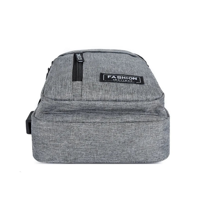 Bolso de pecho multifuncional para hombre, bandolera de tela Oxford a la moda, informal, impermeable, estilo coreano, novedad de 2023