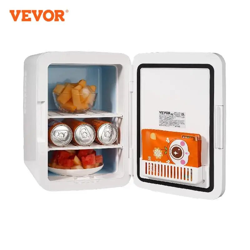 VEVOR 10L voiture réfrigérateur Mini Portable soins de la peau réfrigérateur refroidissement congélateur nourriture boisson boîte de stockage conteneur pour la maison voiture Bar utilisation