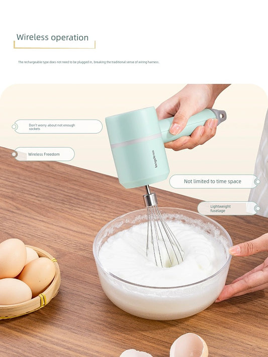 Dragon's Wireless Electric Cooking Machine Blender Multifunction Machine Handheld Small Beat up the Cream Baking Charging Egg-Breaking Machine