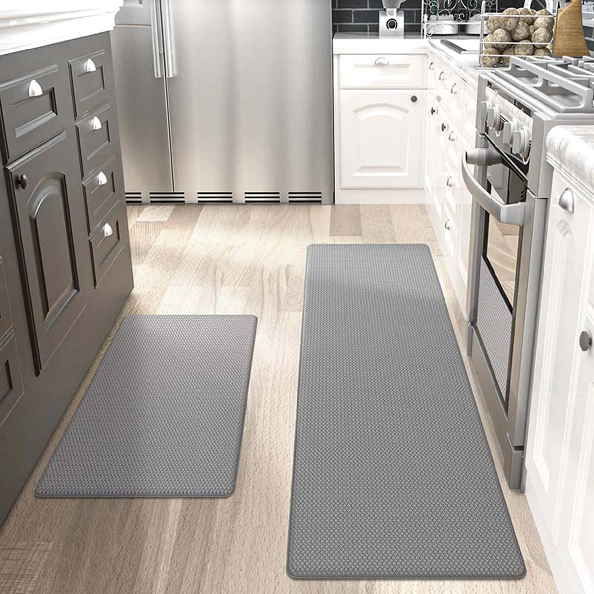 Dexi – tapis de cuisine antidérapant, couleur unie, paillasson d'entrée, couloir, salon, tapis de sol antidérapant