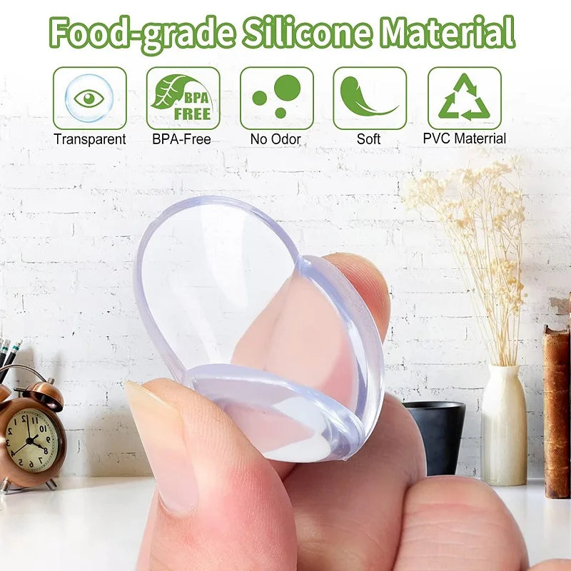 5/10/20Pcs Silicone Corner Protectors Self-Adhesive Furniture Corner Guards for Children Baby Table Corner Edge Protection Cover