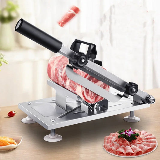 Manual Meat Roll Slicer Household Stainless Steel Blade Lamb Beef Vegetable Meat Food Cutter Machine Potato Grater Kitchen Tools