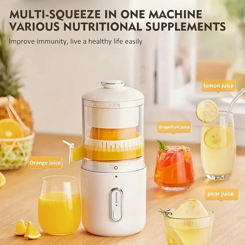 Electric Juicers Portable Mini Citrus Juicer Household Orange Lemon Blender USB Charging Kitchen Automatic Fresh Juicing Squeeze