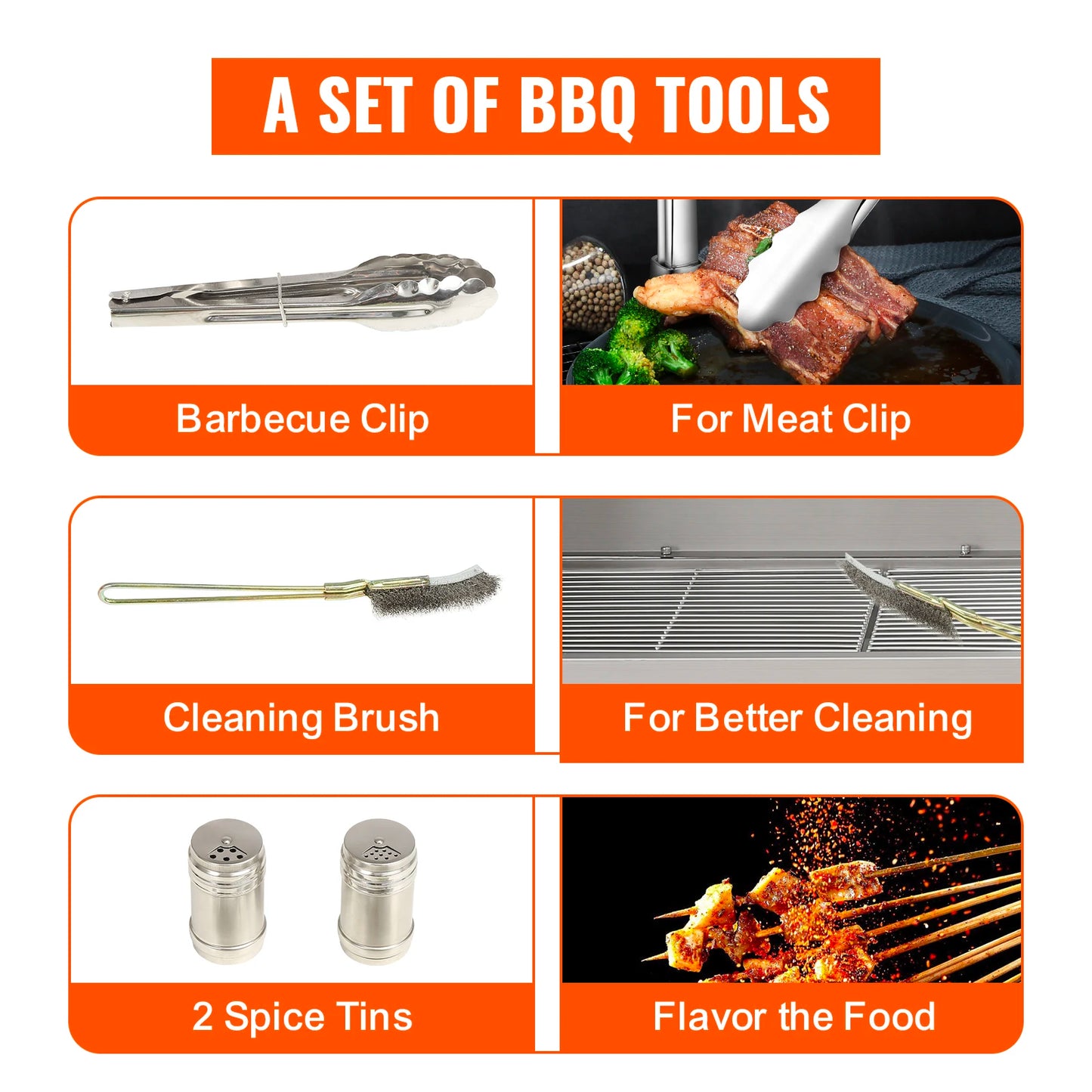 VEVOR 90lbs Kit de rôtissoire en acier inoxydable barbecue porc rôtissoire rôtissoire cochon entier agneau chèvre charbon de bois broche Grill pour le Camping