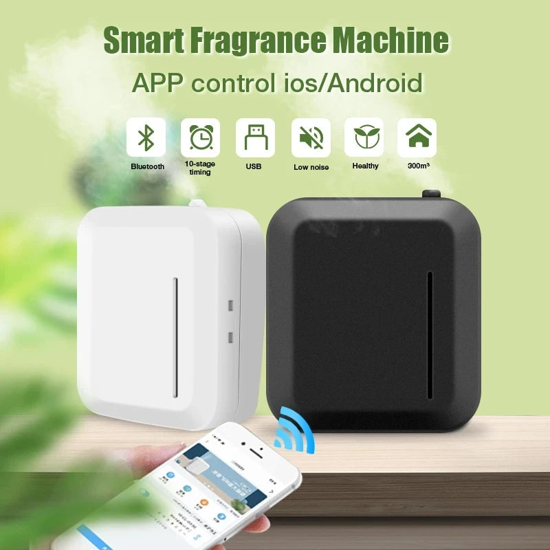 Diffuseur d'arôme d'huile essentielle Pure de 300m³, Machine de parfum intelligent, diffuseur d'huile, minuterie de 150ml, contrôle par application pour la maison et l'hôtel