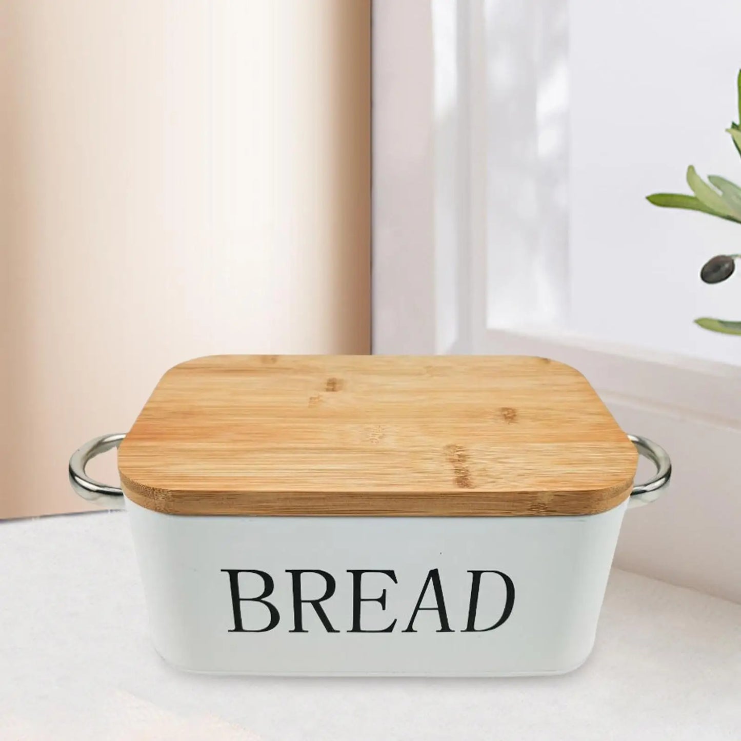 Retro Style Multi Purpose Bread Box Dust Proof Home Kitchen Storage Pastry Cake Container for Farmhouse Baked Goods