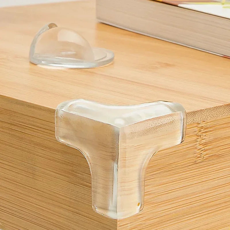 Protecteur d'angle de Table en Silicone pour bébé, couverture transparente de Protection des bords de meubles, Anti-Collision pour enfants