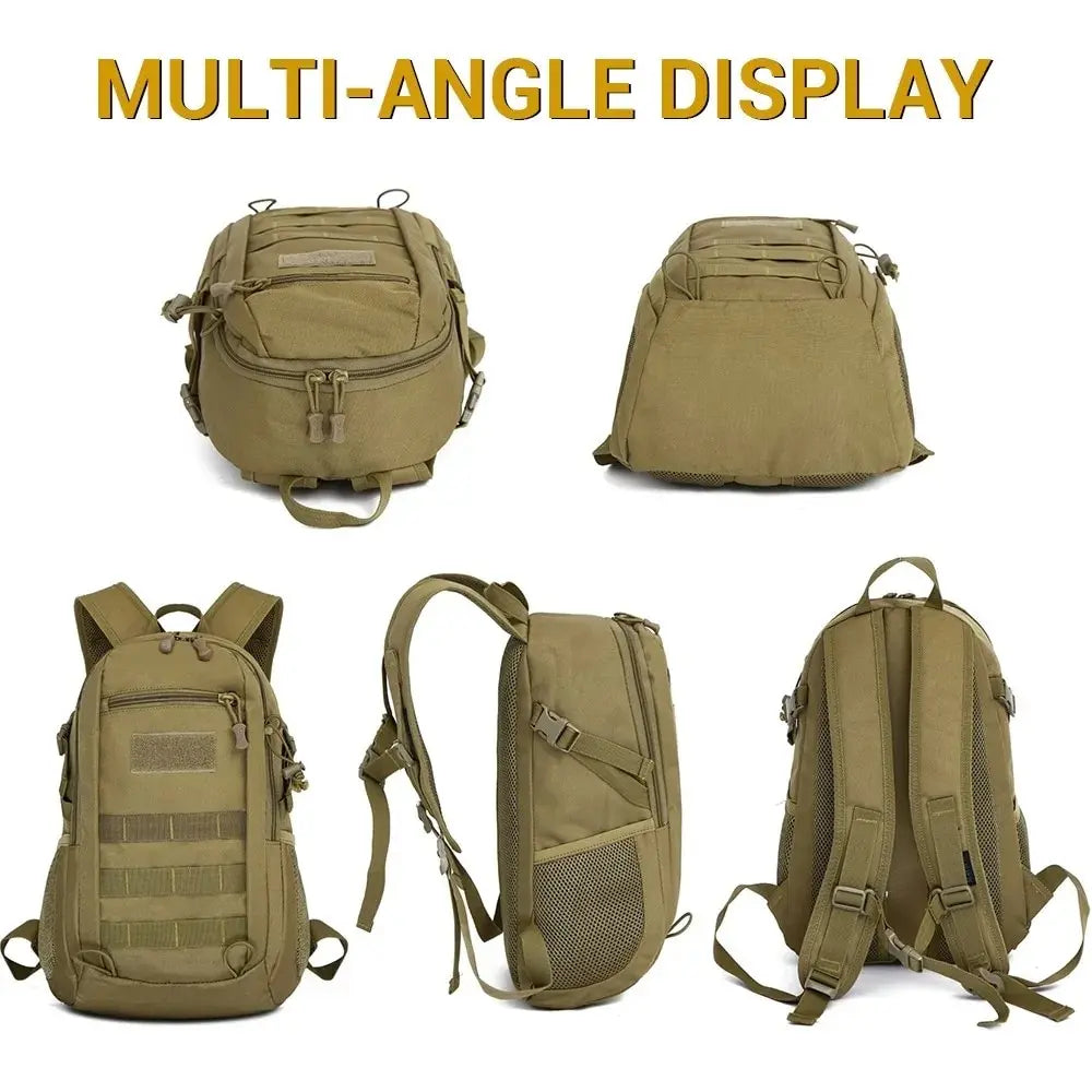 Sac à dos tactique militaire étanche de 15l, pour voyage en plein air, Sport, Camping, Trekking, pêche, chasse