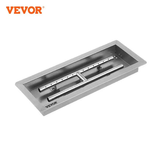 VEVOR – brûleur carré à gaz naturel Popane, en acier inoxydable, pour Camping en plein air, Barbecue, Grill d'arrière-cour