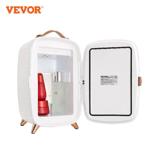 VEVOR 6L Mini réfrigérateur de cosmétiques porte unique réfrigération électrique garder le refroidissement masque boisson pour usage domestique dortoir voiture