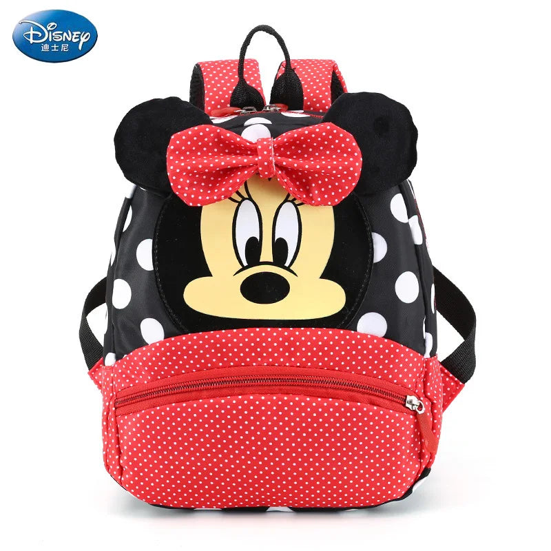 Mochila de dibujos animados de Disney para bebés, niños y niñas, Minnie, Mickey Mouse, mochila escolar encantadora para niños, mochila escolar para guardería, regalo para niños