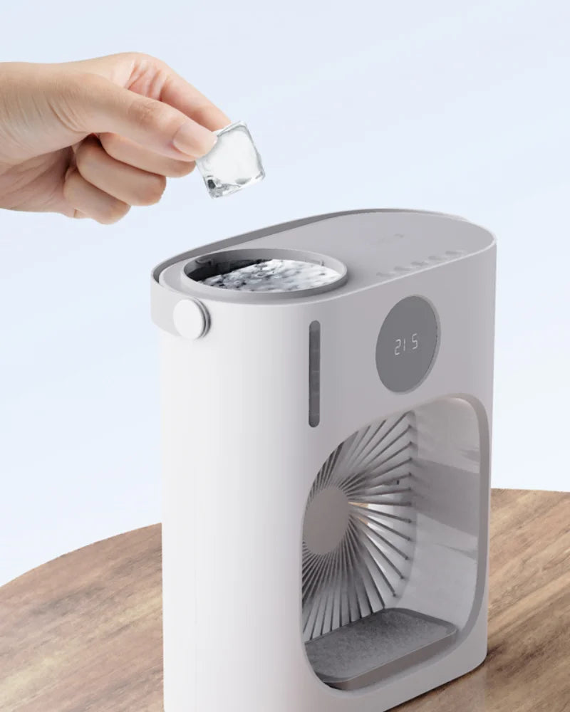 Lydsto-aire acondicionado portátil, ventiladores de escritorio, Enfriador de aire de 900ml, ventilador de pulverización de refrigeración por agua, ventilador de humidificación de escritorio USB, refrigeración por aire