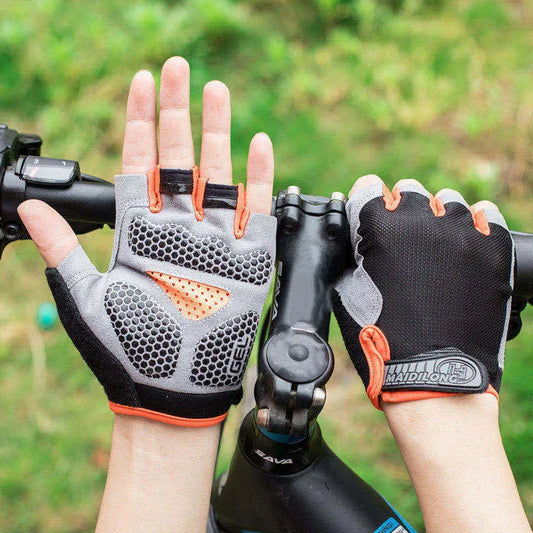 Gants de vélo pour hommes, demi-doigt, gants de gymnastique, mitaines respirantes et antidérapantes, gants d'entraînement de Fitness et de Sport