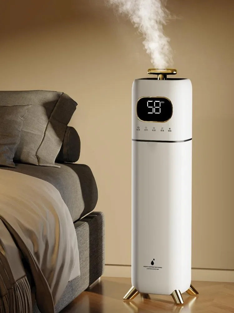 Humidificador de 8L para el hogar, pulverizador silencioso para dormitorio, niebla pesada, mujer embarazada, suelo para bebé, Control remoto, hogar