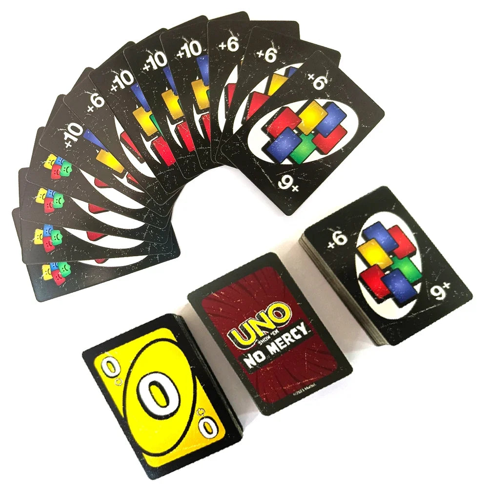 Uno sans pitié jeu jeux de société UNO cartes Table famille fête divertissement UNO jeux carte jouets enfants anniversaire noël