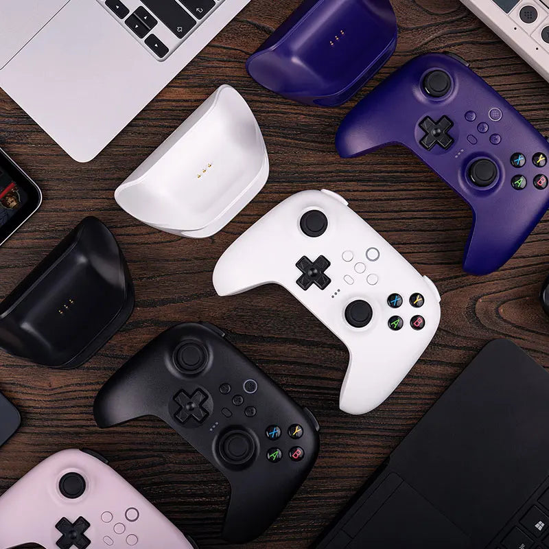 8BitDo - Nouvelle mise à jour ultime du joystick sans fil 2,4 G à effet Hall, contrôleur de jeu pour PC, Windows Steam Deck, Android et iPhone