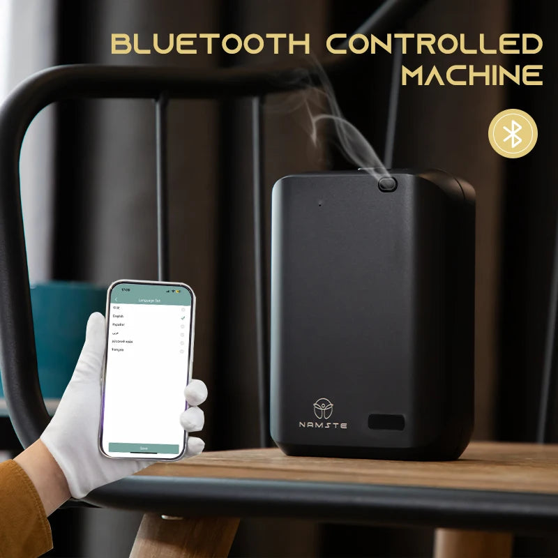 NAMSTE – dispositif de parfum électrique, diffuseur de Collection d'hôtel, contrôlé par Bluetooth, capacité de 150ml, Machine d'aromathérapie domestique