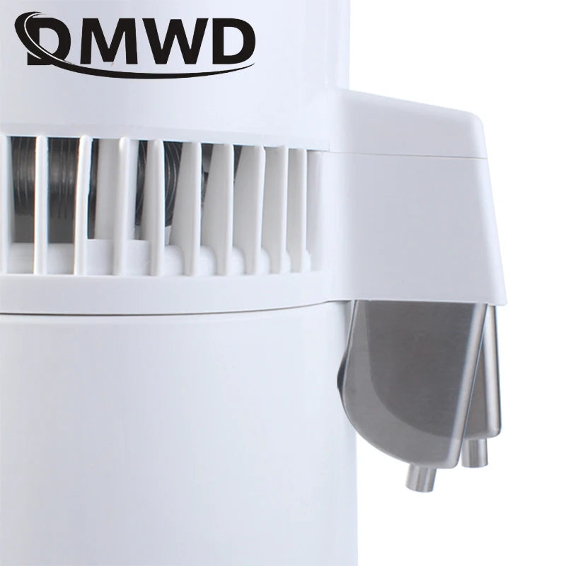 DMWD – distillateur d'eau Pure 4L, Machine à eau distillée dentaire, filtre en acier inoxydable, pichet de purificateur de Distillation électrique, 110V 220V