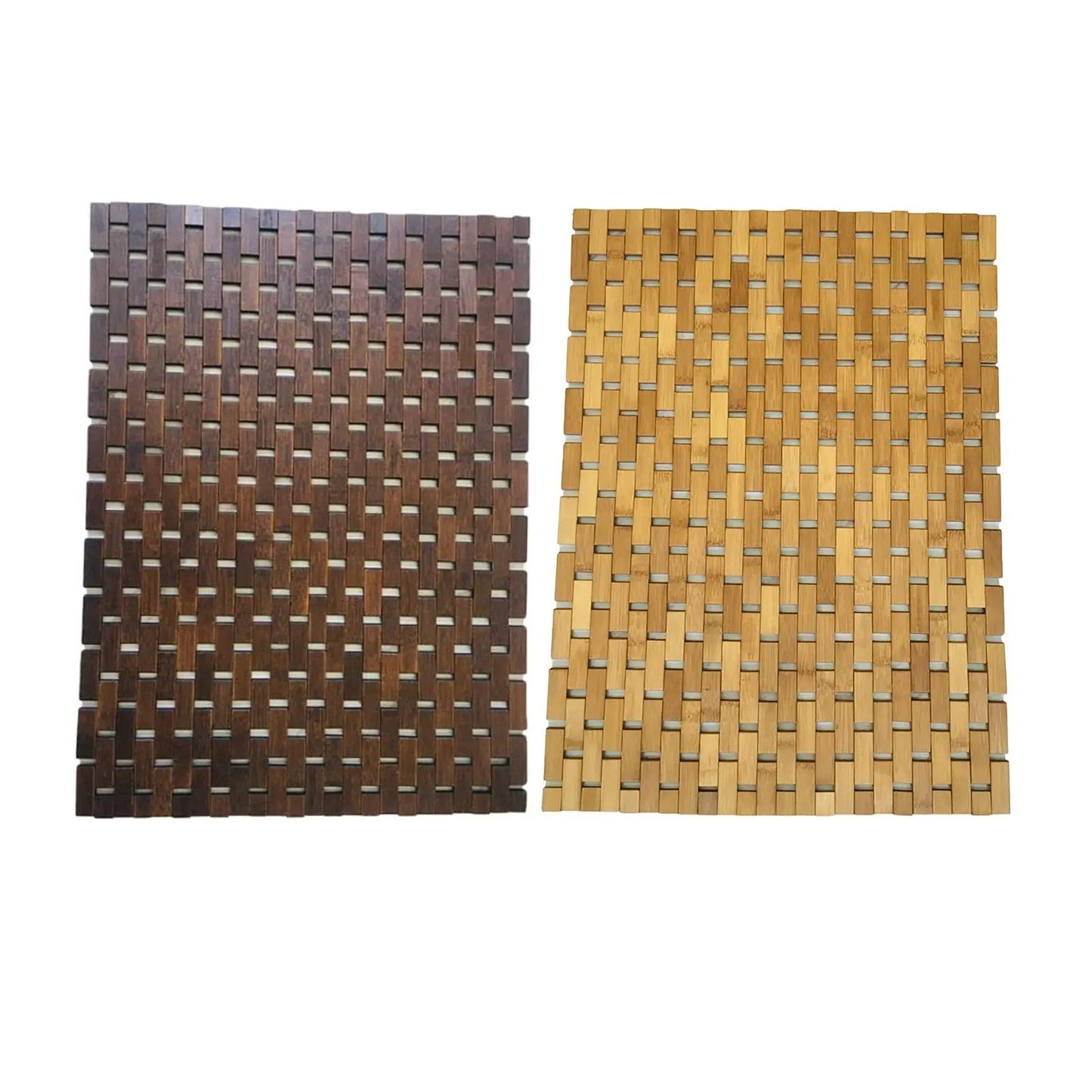 Tapis de bain tapis de cuisine antidérapant, tapis de salle de bain en bois de bambou, tapis de sol de douche pour Sauna, douche de natation, SPA à domicile