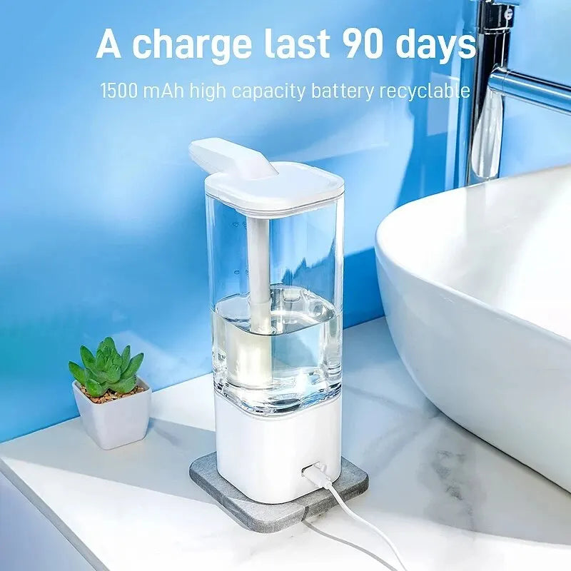 Máquina desinfectante de manos con Sensor automático, máquina de jabón para platos, champú corporal de baño, detección de distancia inteligente, dispensador para el hogar y la cocina