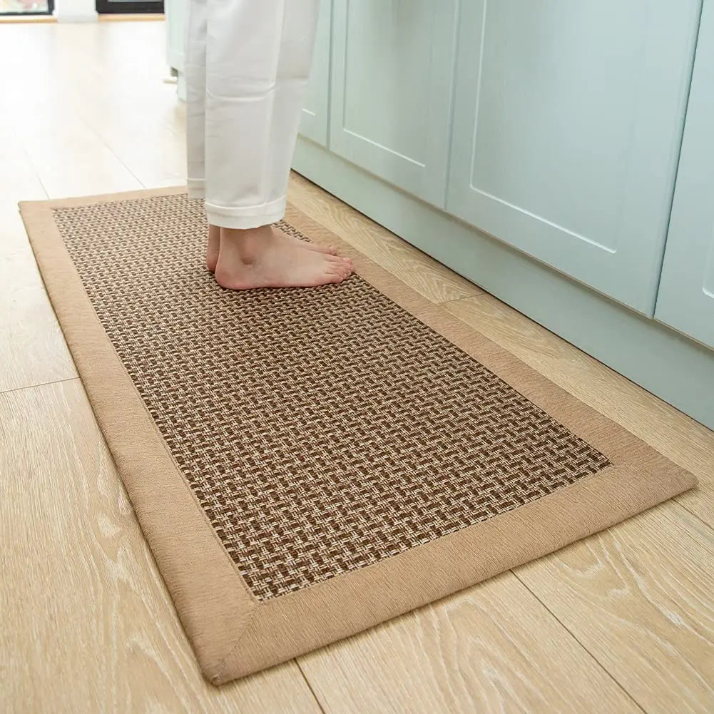 Kitchen Rugs Washable, Kitchen Floor Mats for in Front of Sink Absorbent Kitchen Mat, Kitchen Area Rugs Non Skid Runner