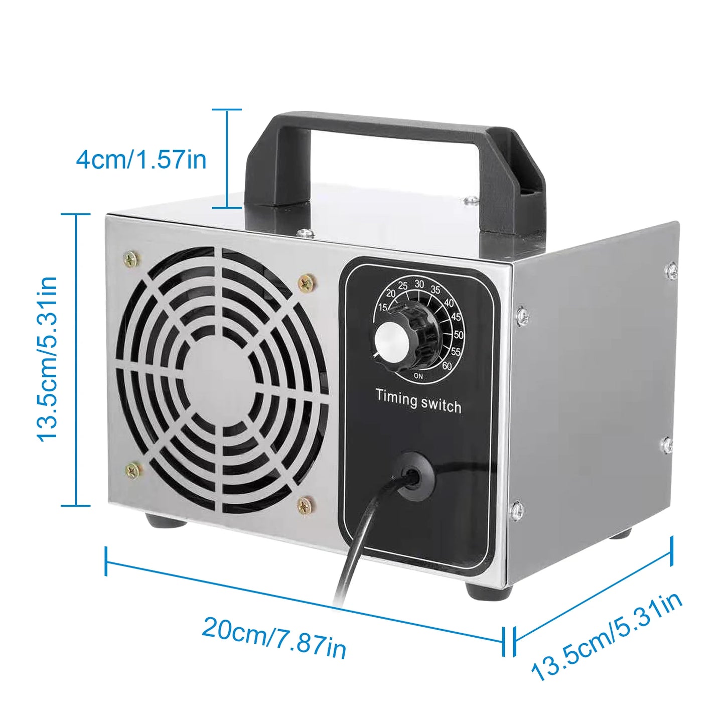 Ozone Generator 32g/h Ozone Machine O3 Air Purifier Air Deodorizer for Home Kitchen Office Car