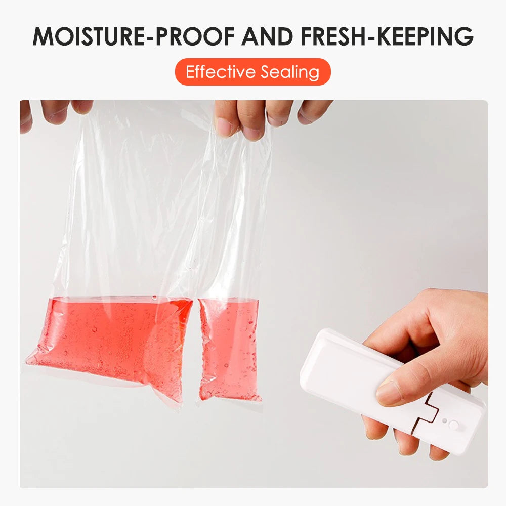 Mini Heat Sealer Household Accessories Plastic Bag Sealer For Storage In The Kitchen Food Snacks Fruits And Vegetables