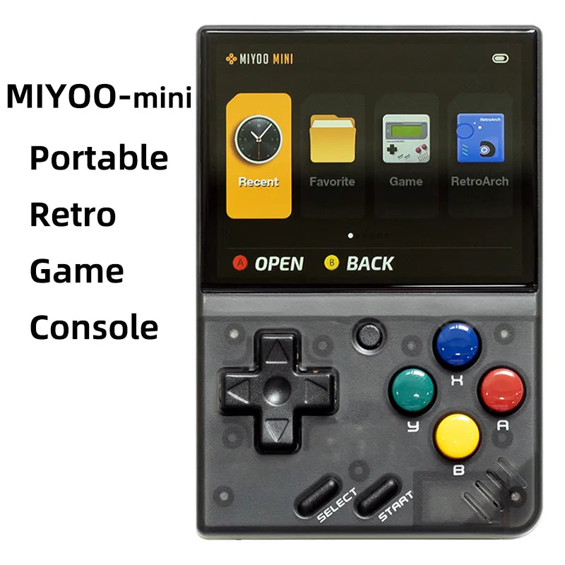 MIYOO MINI V4 PortableRetro Console de jeu portable 2.8 pouces IPS écran Consoles de jeux vidéo système Linux émulateur de jeu classique