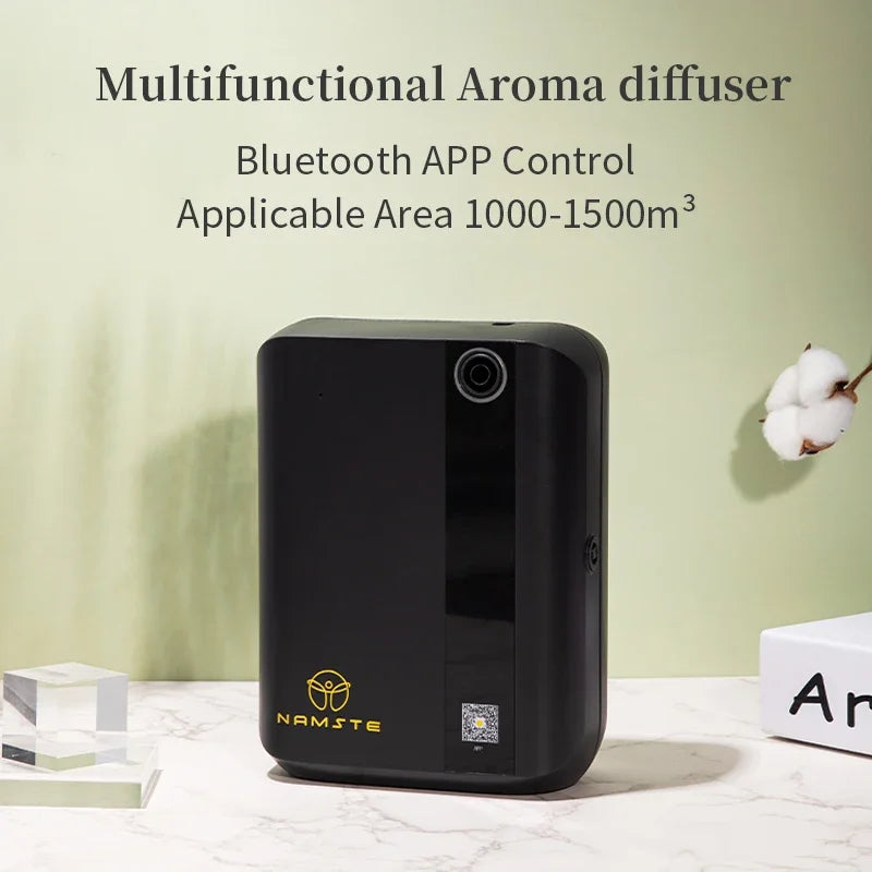 Difusor Bluetooth de 1500m³, olor eléctrico para aceites esenciales de Perfume para el hogar, ambientador, capacidad de 500ML, aromatizante de fragancia HVAC