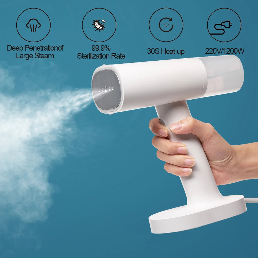 XIAOMI MIJIA vêtement vapeur fer Portable nettoyeur à vapeur maison électrique suspendu acariens enlèvement poche vapeur vêtement pour vêtements