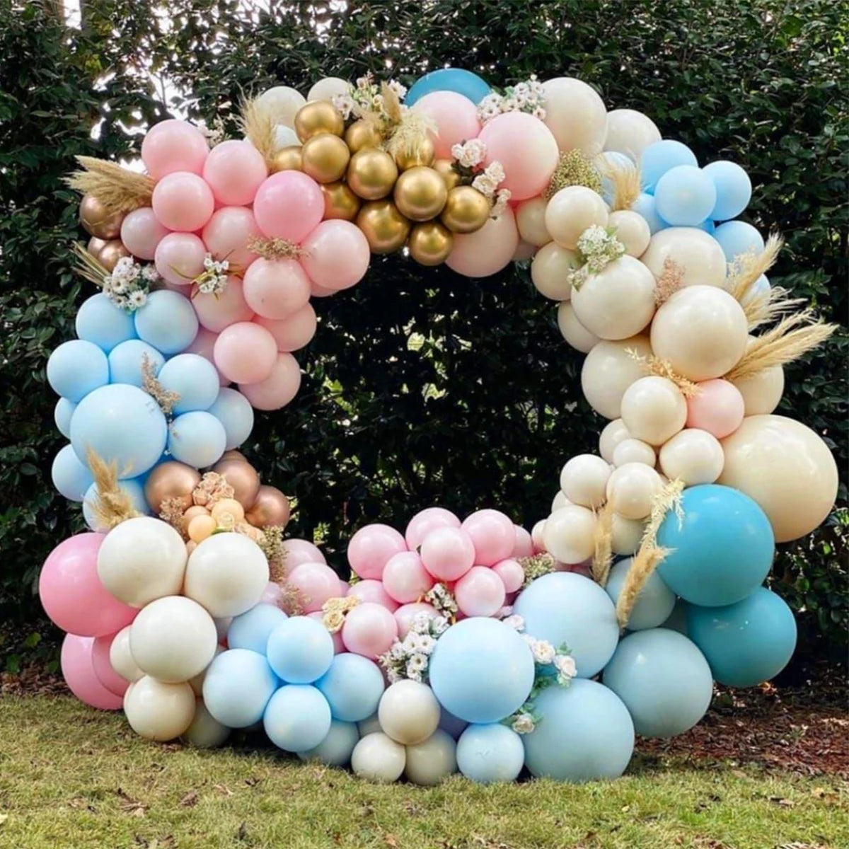 Kit d'arc à ballons rond, Support de couronne de ballons, décor de fête d'anniversaire, de mariage, réception-cadeau pour bébé